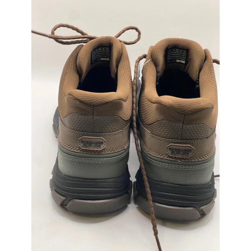 John Deere Skechers Respected Swamper Waterproof Duck Boots Olive Brown